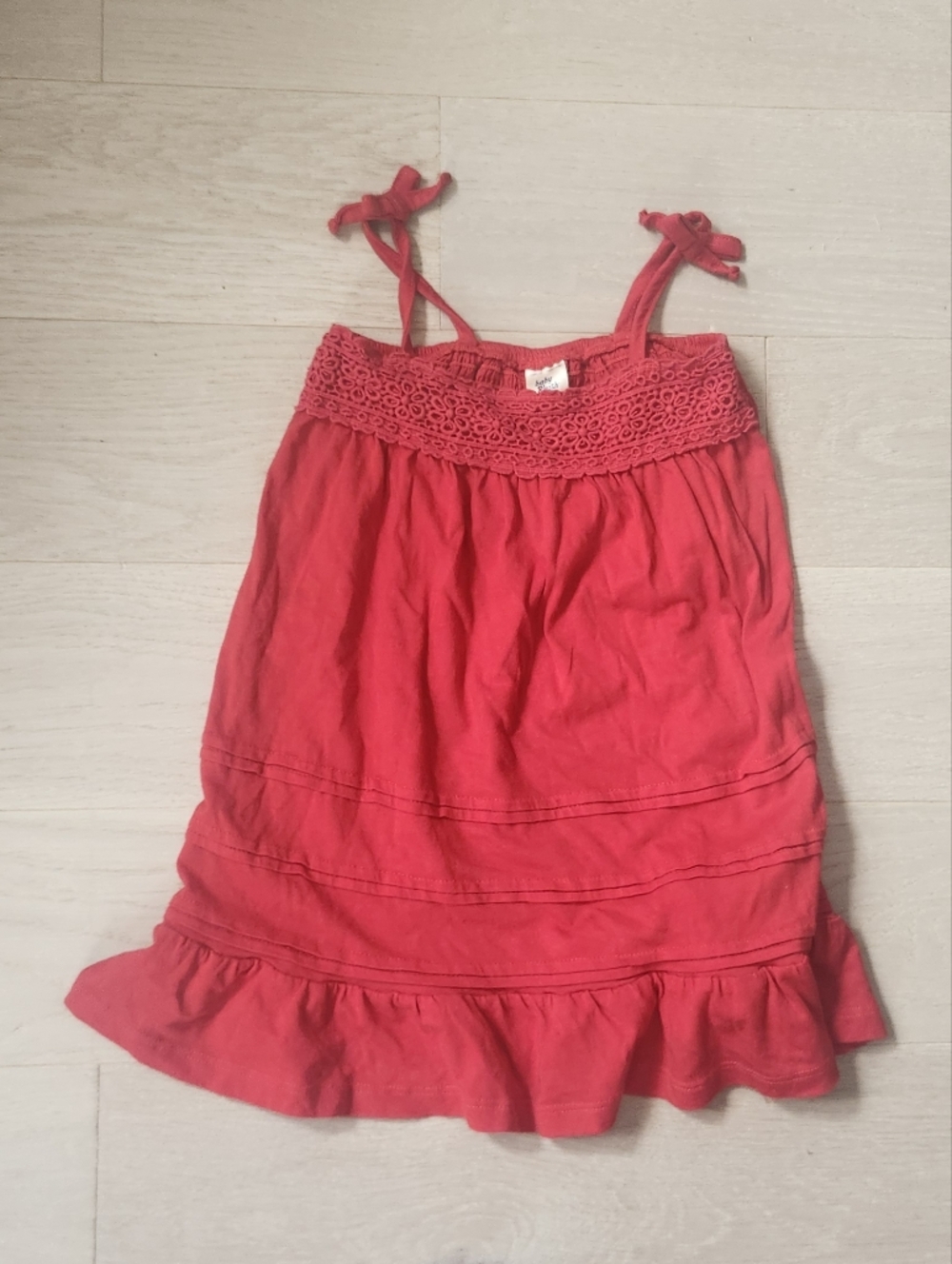 Oshkosh B'gosh Baby Girl Red Spring Summer Red Dress 18-24M